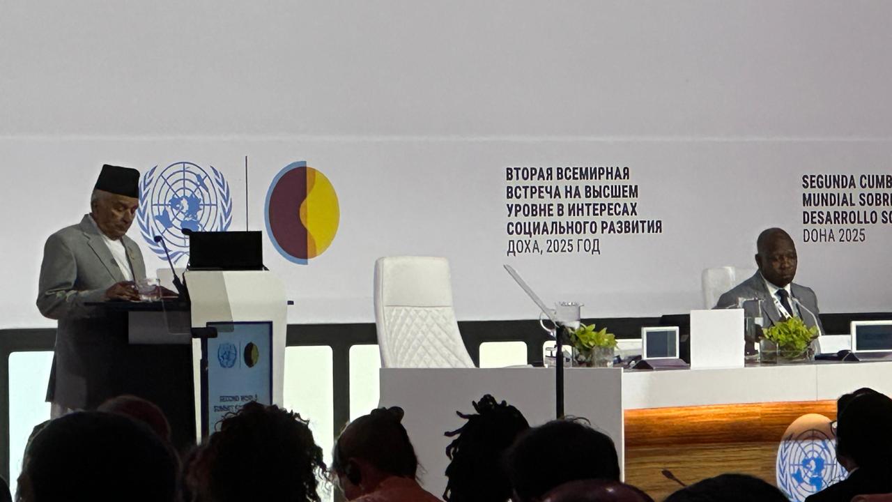 विकासोन्मुख देशहरूका लागि स्रोतका साथै प्राविधिक ज्ञान र सीप पनि आवश्यक छ : राष्ट्रपति