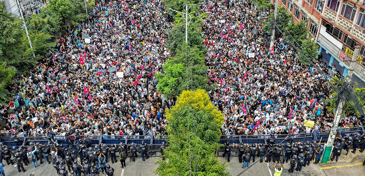 माइतीघरमा जेनजी पुस्ताको प्रदर्शन [फोटो फिचर]