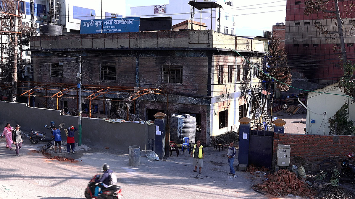 प्रहरी प्रशासनको पहलमा नयाँ बानेश्वर प्रहरी बृत्तमा पुननिर्माणको कार्य हुँदै 