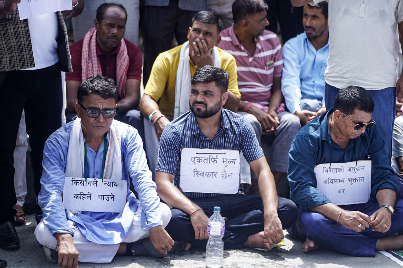 भागेश्वरका उखु किसान आन्दोलित, माग पूरा नभए तीन जिल्लामा प्रदर्शन गर्ने