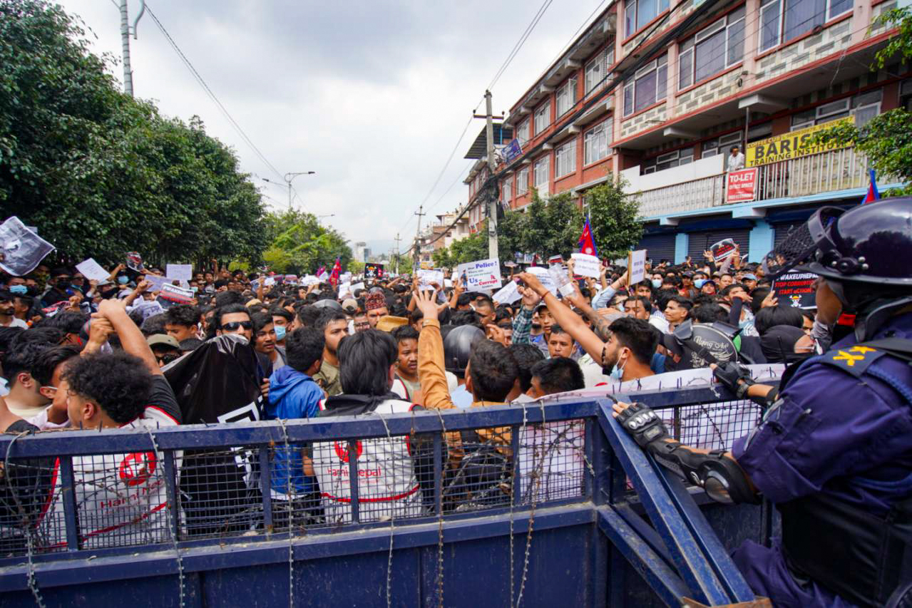 बानेश्वर क्षेत्रमा कर्फ्यु  