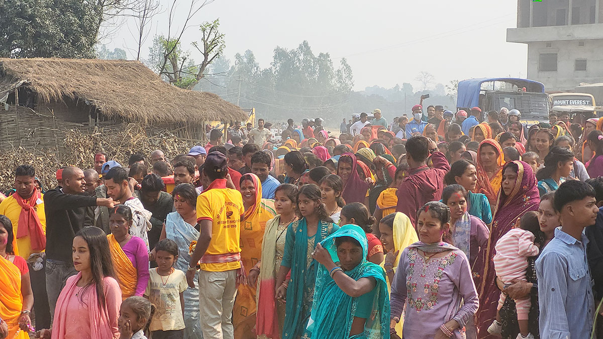 माध्यमिकी परिक्रमा आज गिरिजा स्थान पुग्दै