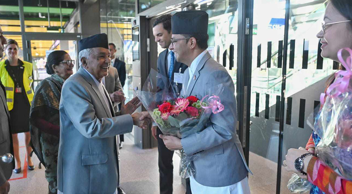 जेनेभा पुगे राष्ट्रपति पौडल, यस्तो छ तालिका