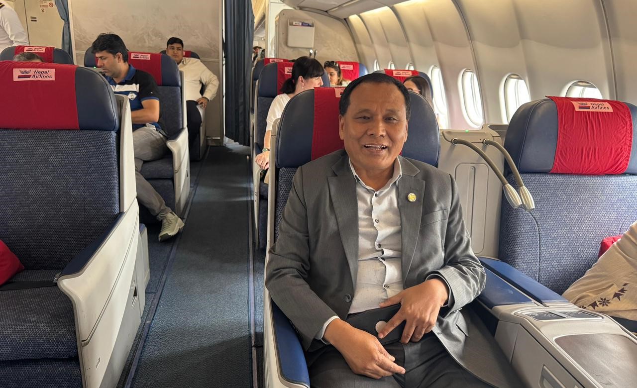 अन्तर्राष्ट्रिय सौर्य गठबन्धन सभामा भाग लिन मन्त्री घिसिङ भारत प्रस्थान