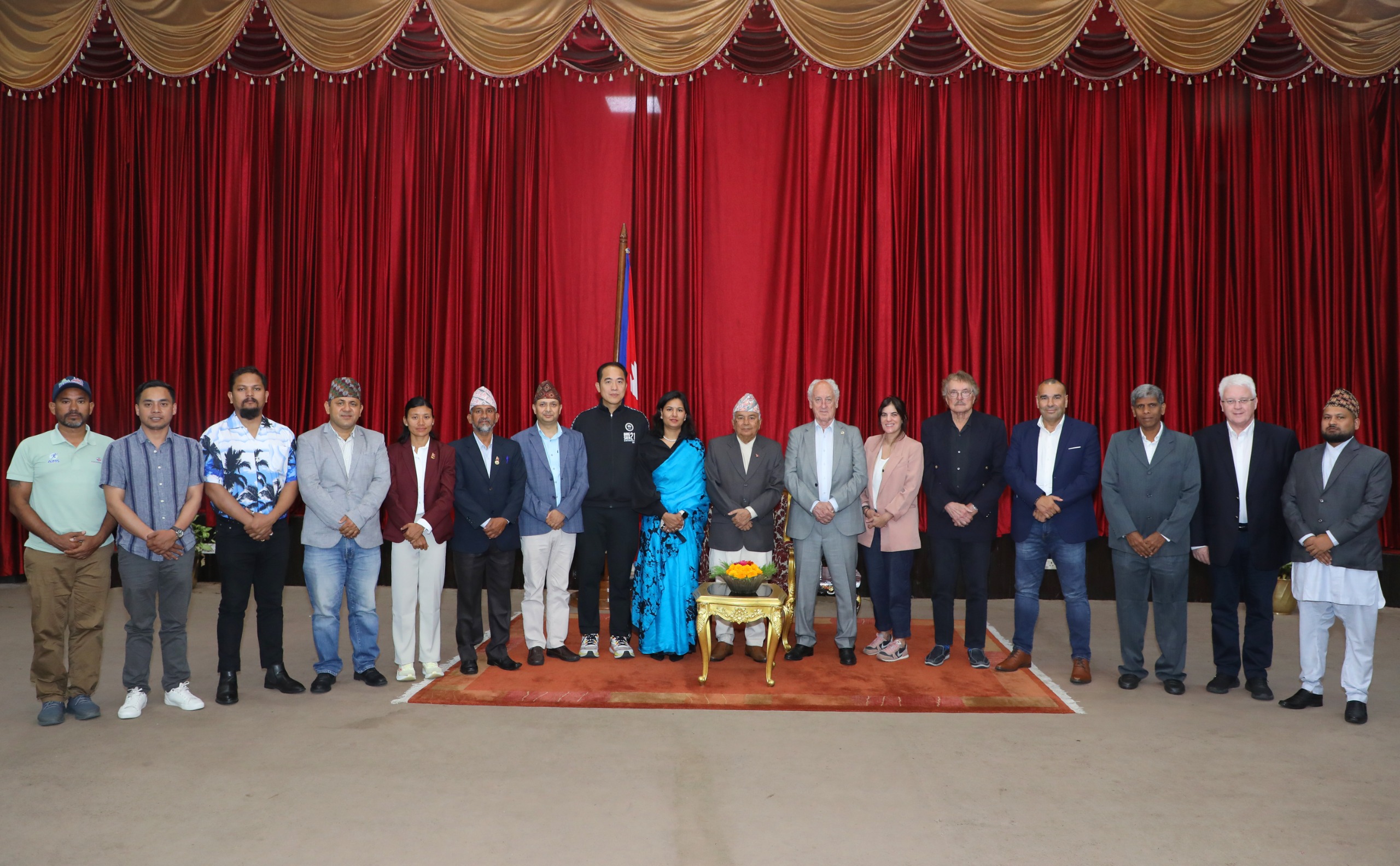 नेपाल खेलकुद् र पर्यटनको उर्वर भूमि हो : राष्ट्रपति पाैडेल