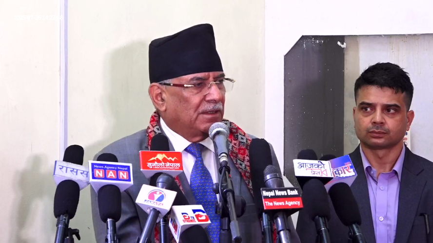 ओलीसँगको एकता जोगाउन प्रयास गरें, पशुपतिमा मेरो विरुद्ध साँठगाँठ भयो : अध्यक्ष दाहाल