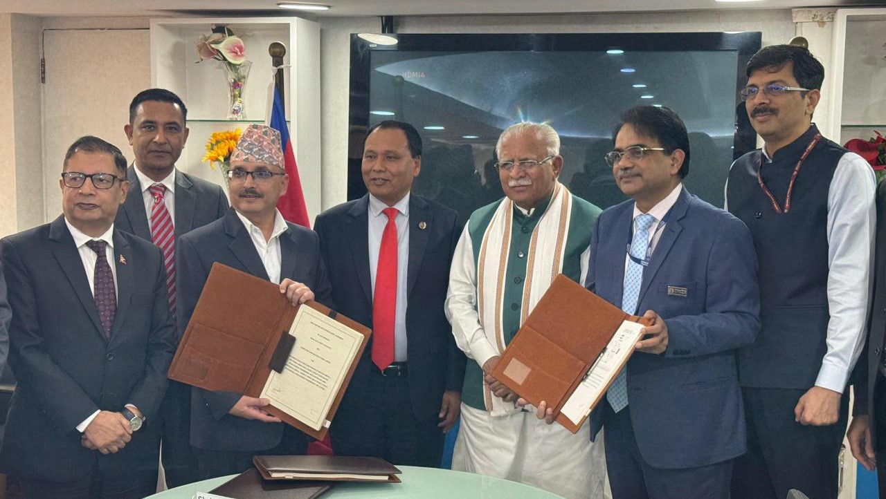 इनरुवा–पूर्णिया र लम्की–बरेली अन्तरदेशीय प्रसारण लाइन निर्माण गर्न सम्झौतामा हस्ताक्षर