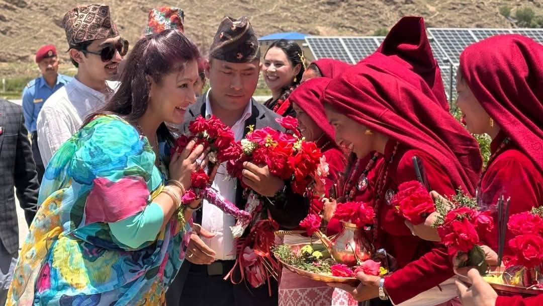हिमानी र हृदयन्द्रलाई लिएर सांसद ज्ञानेन्द्र हुम्लामा