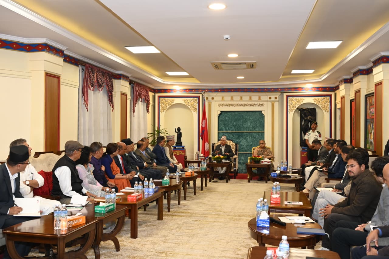 देश, जनता, लोकतन्त्र र संविधान रक्षाका लागि चुनावमा लाग्नुस् : राष्ट्रपति पौडेल