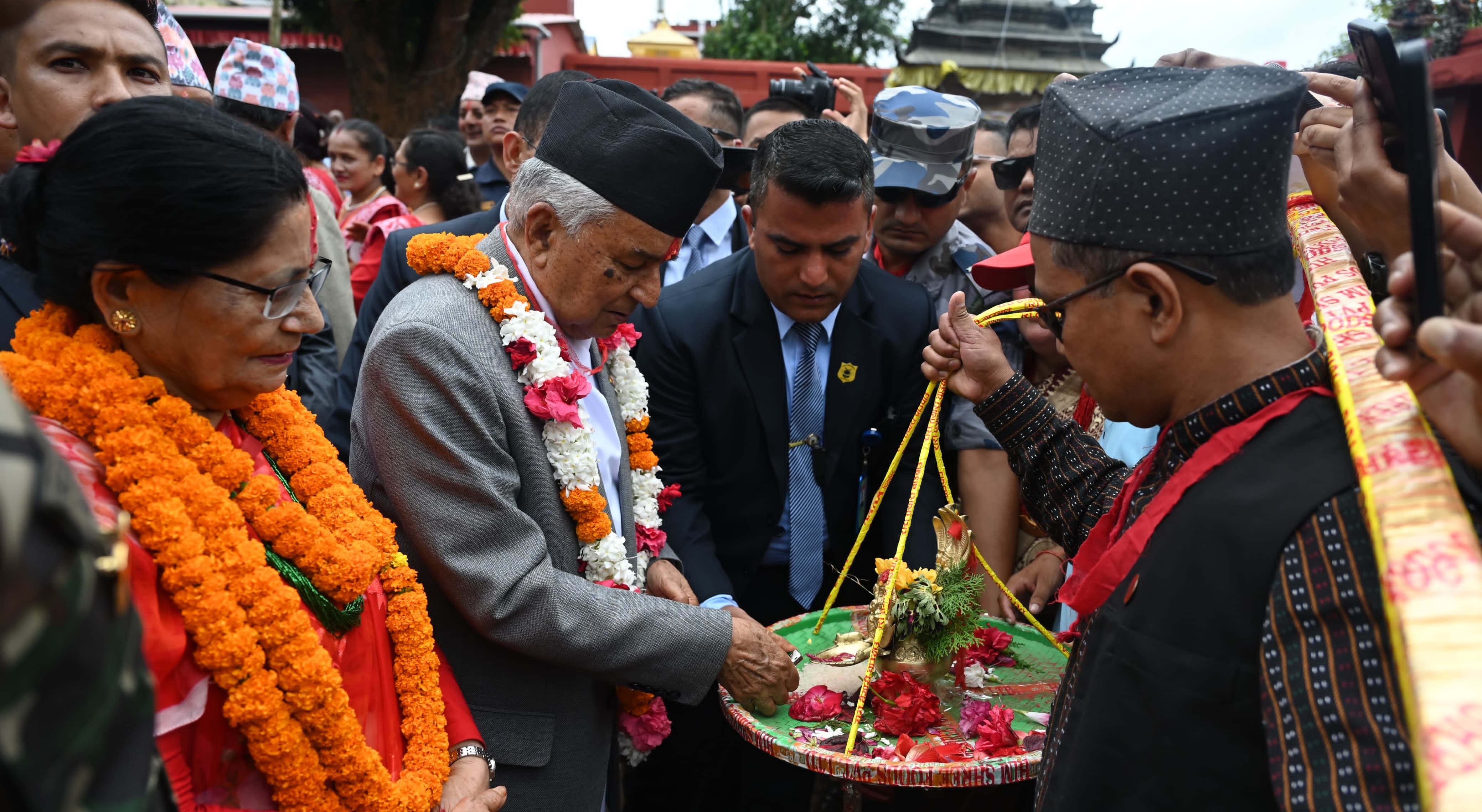 राष्ट्रपति पौडेल अवलाेकन गरे पाल्पाको रथयात्रा