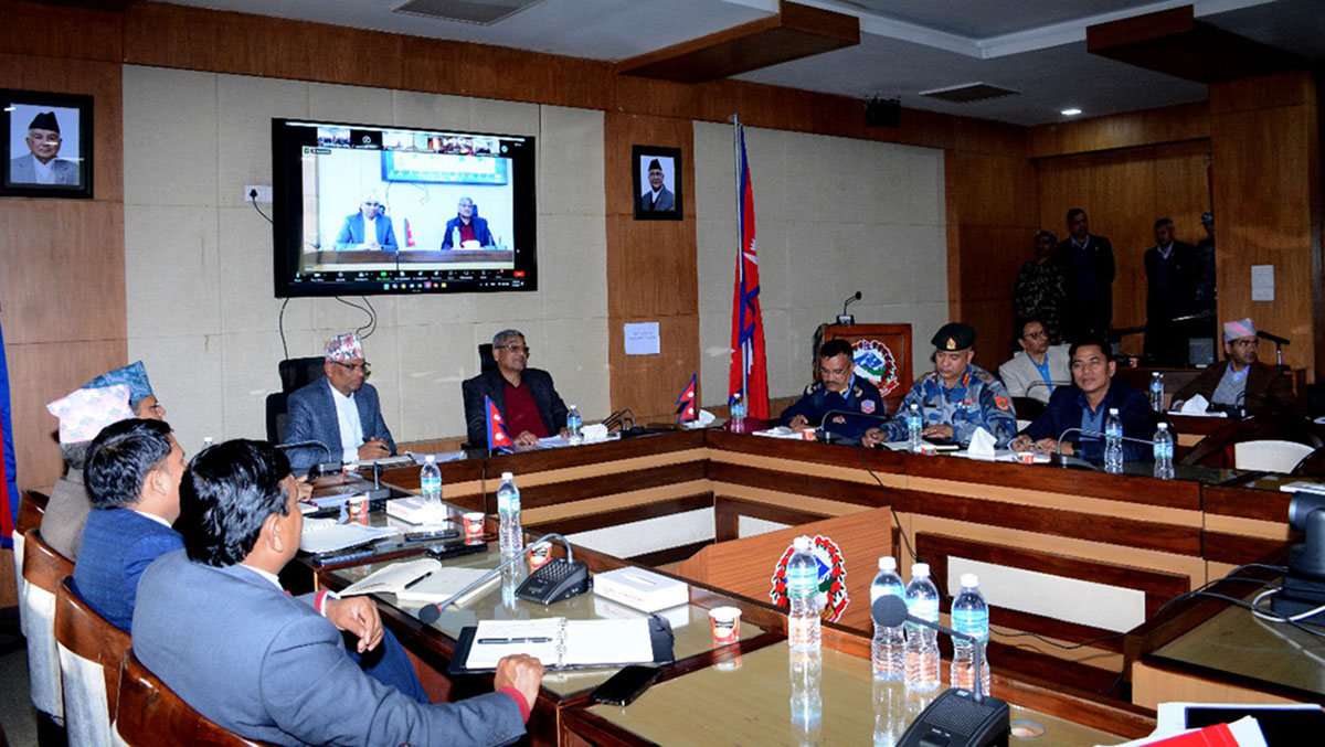 परिणाममुखी काम गर्न प्रजिअ र सुरक्षा प्रमुखलाई गृहमन्त्रीको निर्देशन