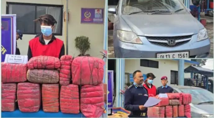 १०१ किलो गाँजासहित मकवानपुरबाट १ जना पक्राउ 