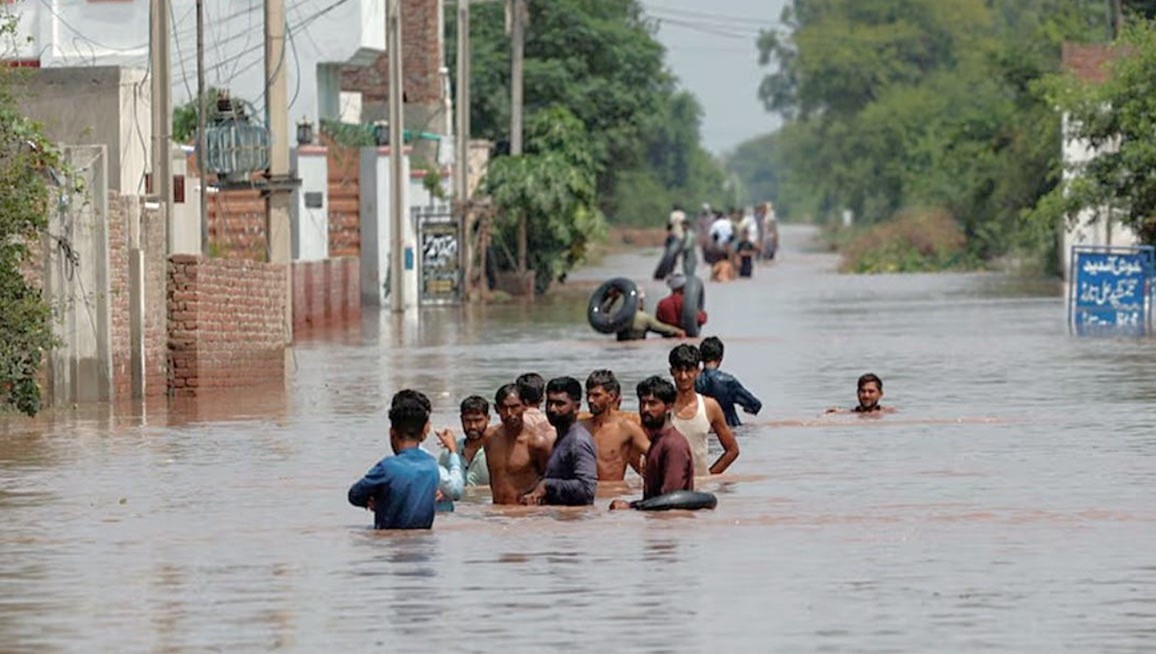 पाकिस्तानको पञ्जाबमा भिषण बाढी, साढे १४ लाख मानिस प्रभावित