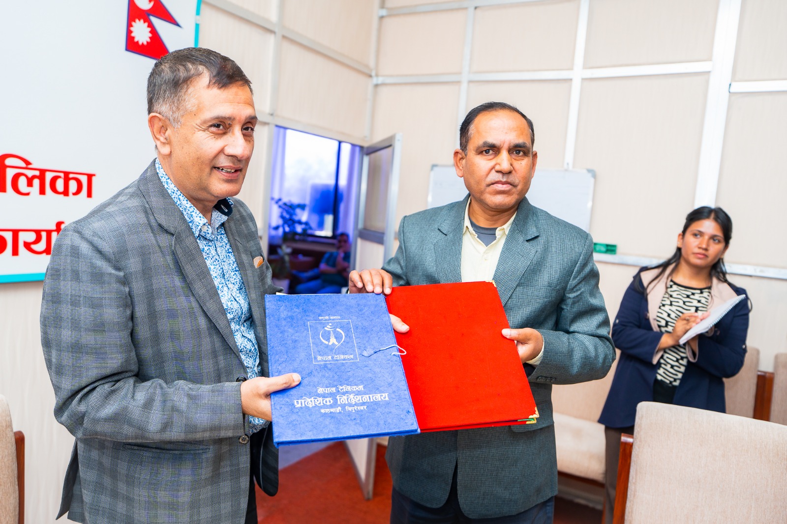 सीसीटिभी क्यामरा नेटवर्कका लागि काठमाडौं महानगर र टेलिकमबीच सम्झौता 