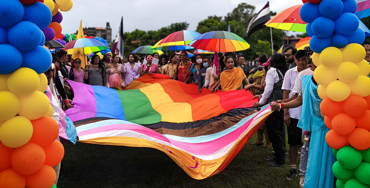 गाईजात्रामा यौनिक तथा अल्पसंख्यकको ‘प्राइड परेड’ [तस्बिरहरू]