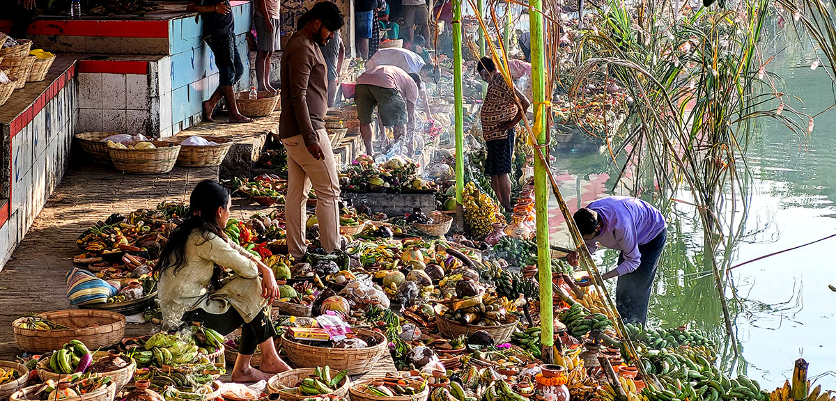 गंगासागरमा छठको उल्लास [फोटो फिचर]