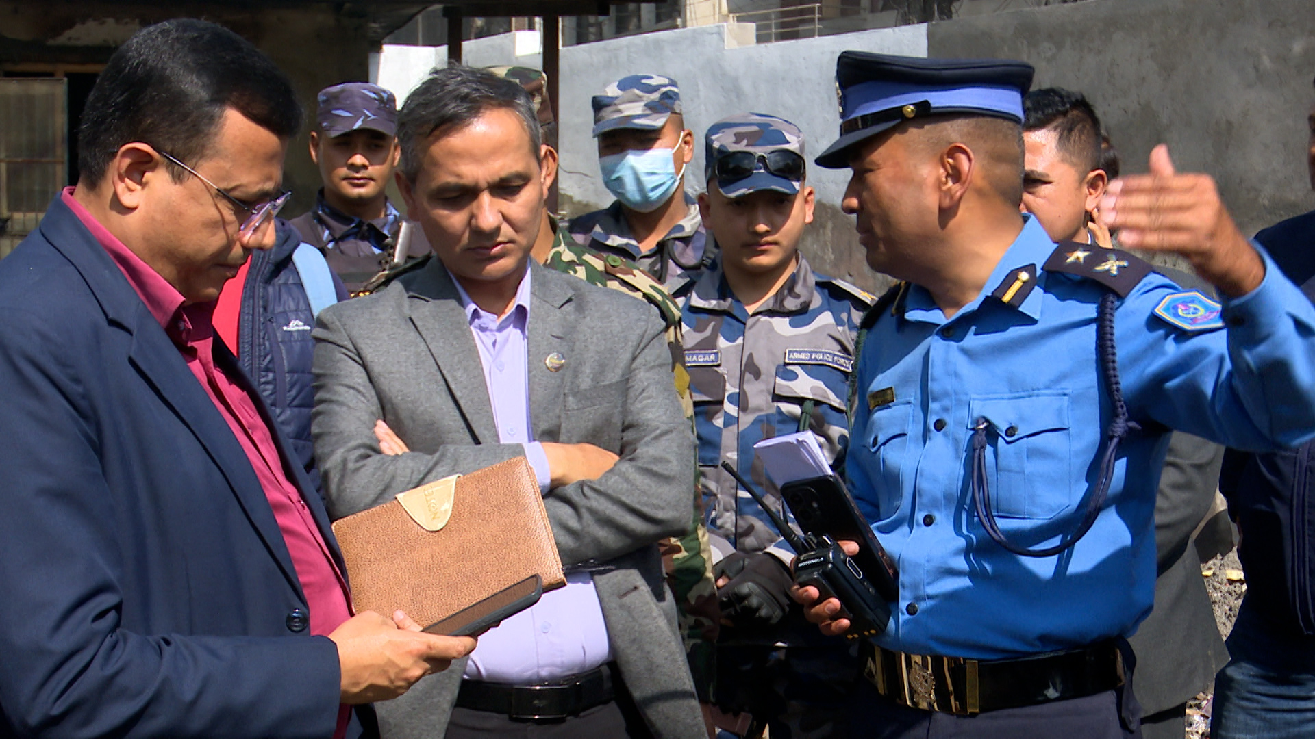 गृहमन्त्री अर्यालद्वारा राष्ट्रपतिको निजी निवास निरीक्षण