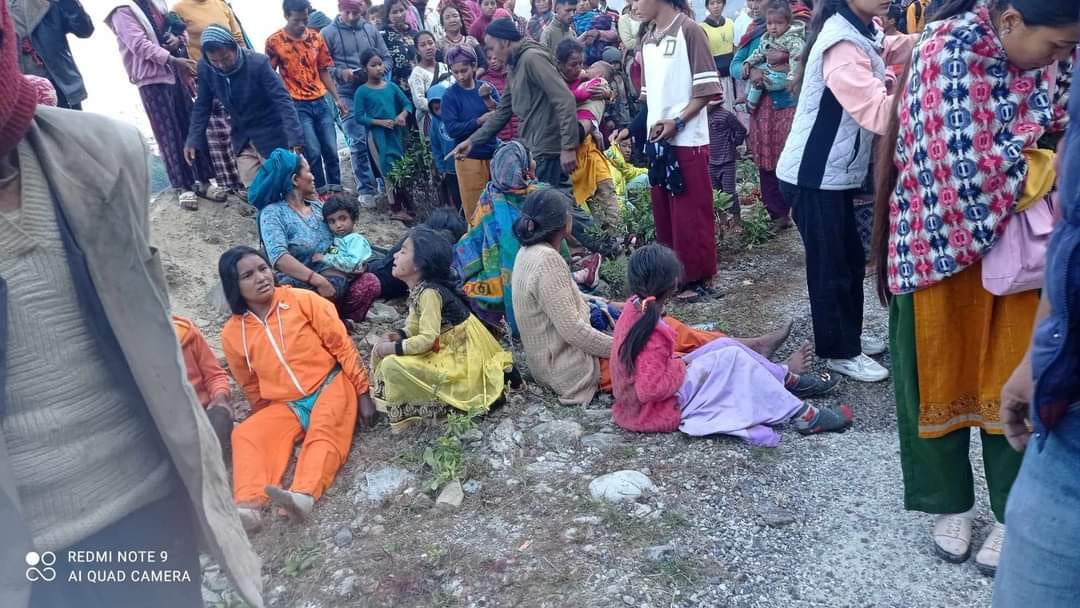 रुकुम पश्चिममा जिप दुर्घटना : २२ जना घाइते, ७ को अवस्था गम्भीर