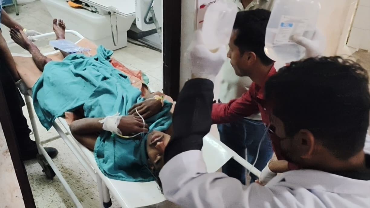 धनुषाको भठिहनमा प्रहरीको गोली लागेर एक जना घाइते 