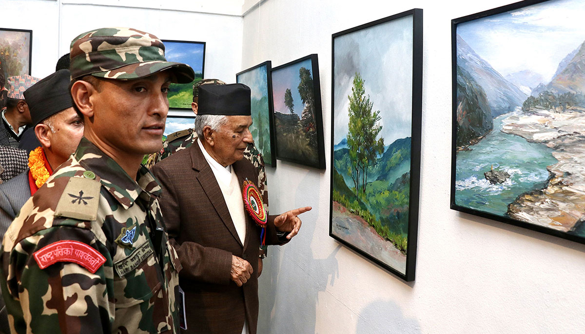 मुन्दुम अन्तर्राष्ट्रिय चित्रकला प्रदर्शनी २०८० शनिबारबाट काठमाडौंमा सुरु