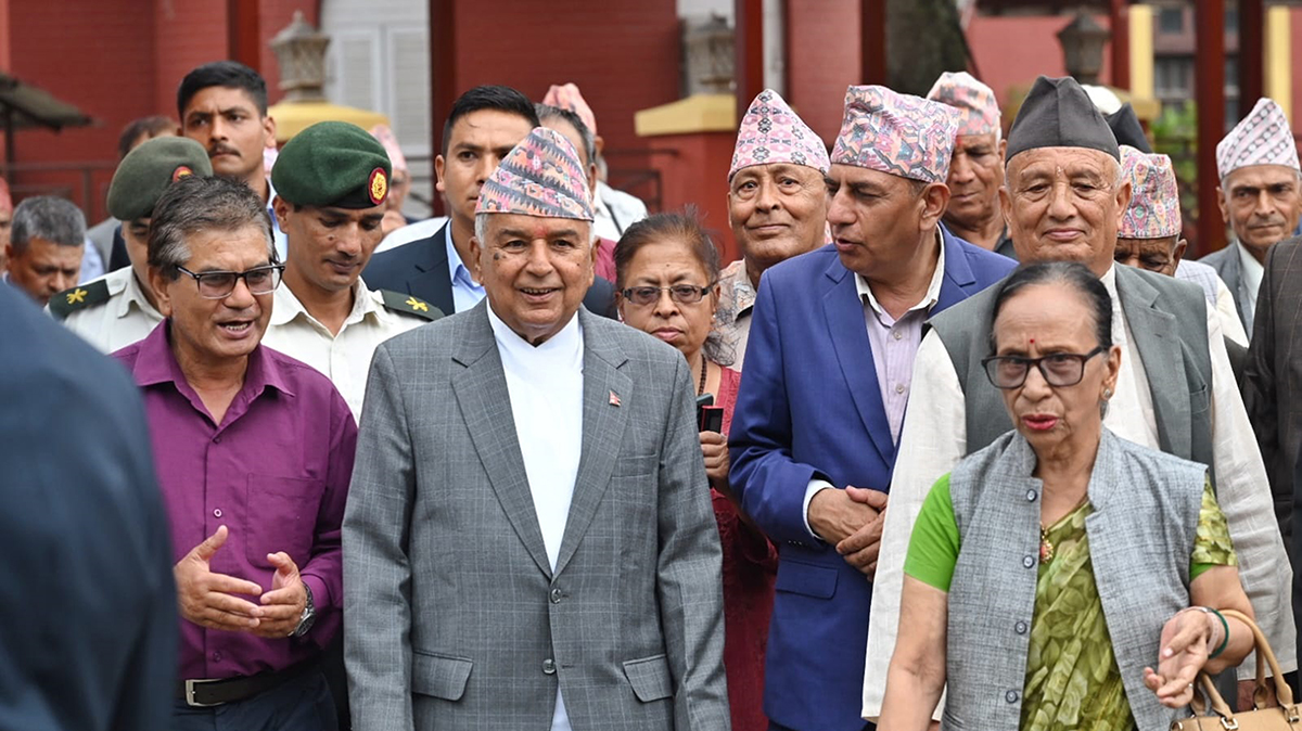 प्रजातन्त्र सेनानीलाई राज्यले सम्मान गर्नुपर्छ : राष्ट्रपति