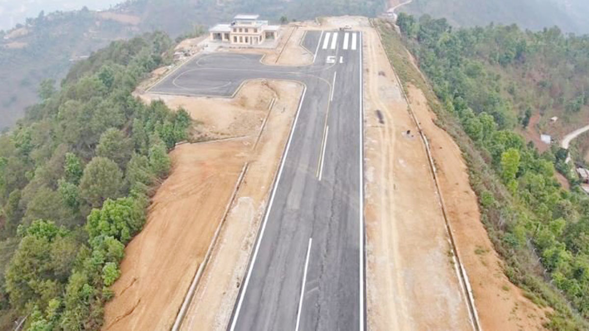एक महिनादेखि रेसुङ्गा विमानस्थल अवरुद्ध