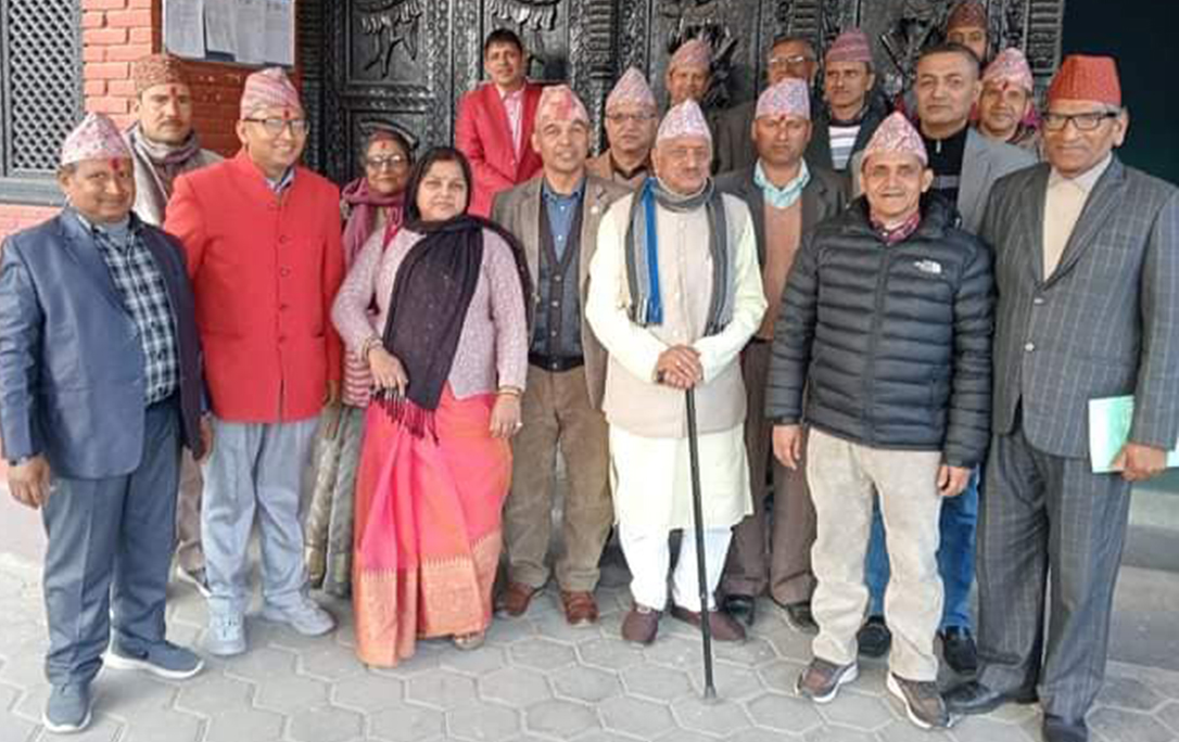 नेसंवि प्राध्यापक संघको पदभार हस्तान्तरण 
