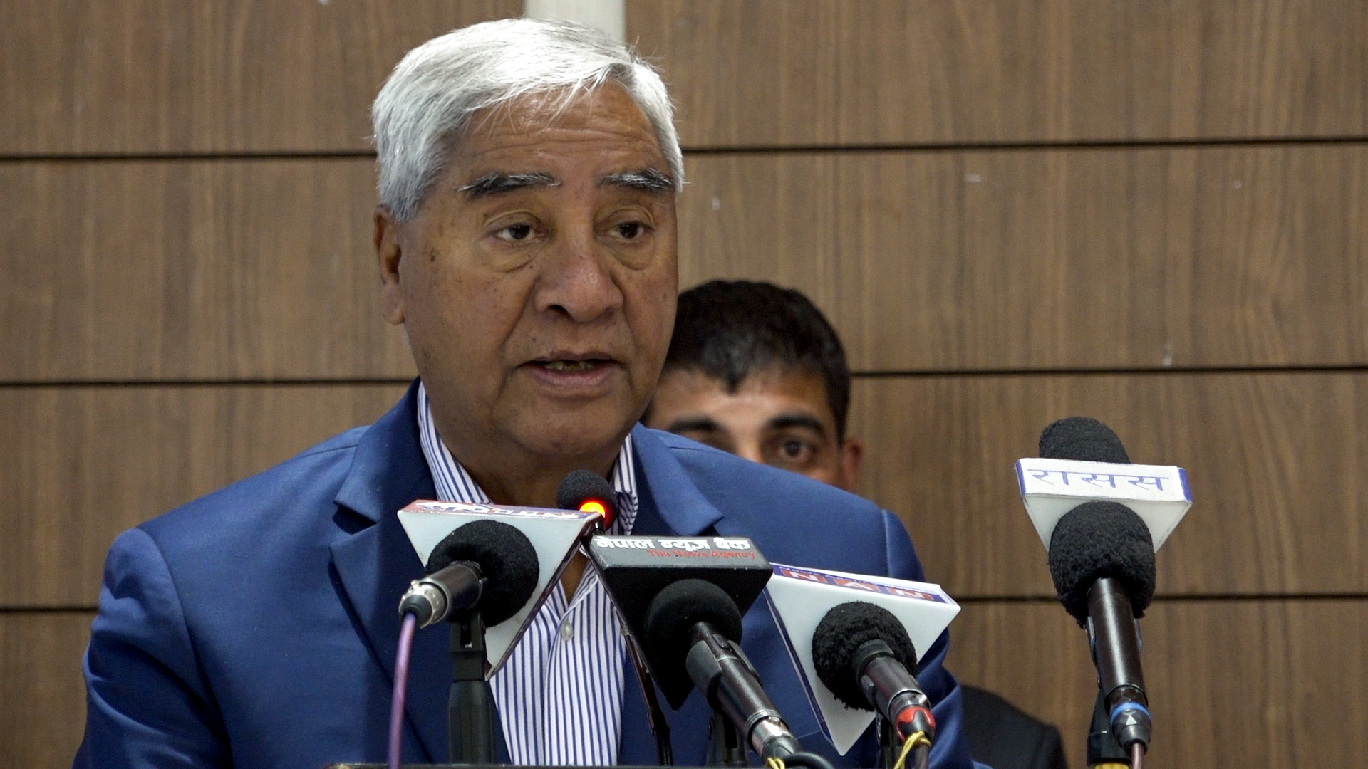 नेपाली राजनीतिमा स्व.चन्द्रप्रसाद न्यौपानेको ठूलो योगदान छ : सभापति देउवा
