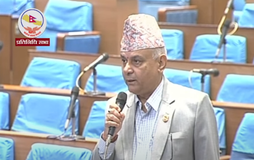 लिङ्देनलाई कांग्रेस प्रमुख सचेतकाे प्रश्न : रक्सी चोरेको प्रमाणित गर्न सक्नुहुन्छ ?