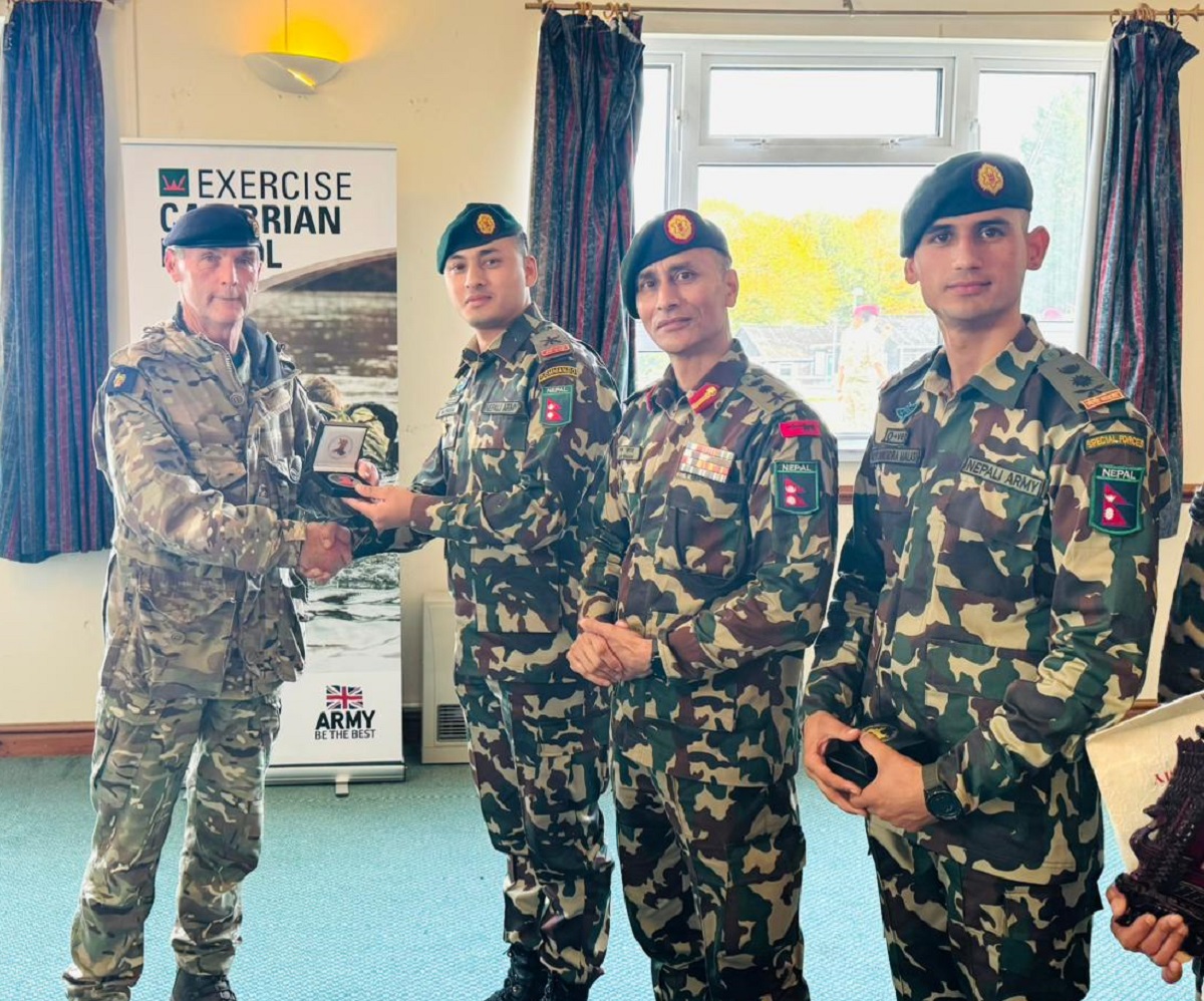 नेपाली सेनाले बेलायतमा जित्यो चौथो पटक स्वर्ण पदक
