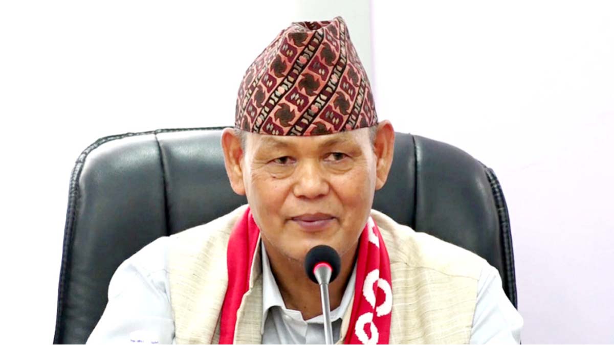 कांग्रेस पार्टी कार्यालयमा खेलकुदमन्त्रीलाई कालो झण्डा