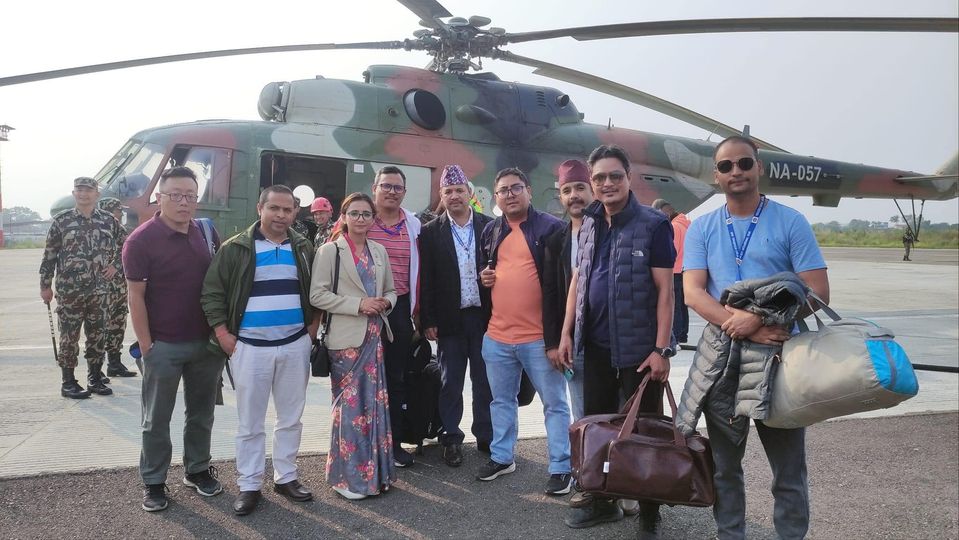 सांसद तोसिमा कार्की चिकित्सक टोली लिएर जाजरकोट गइन्