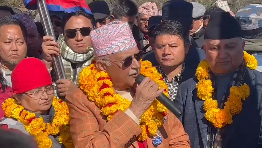 चिवाभञ्ज्याङमा संकल्प यात्रा समापन गर्दै ओलीले भने- राजनीतिप्रति जनतामा फैलिएको निराशा आशामा परिणत