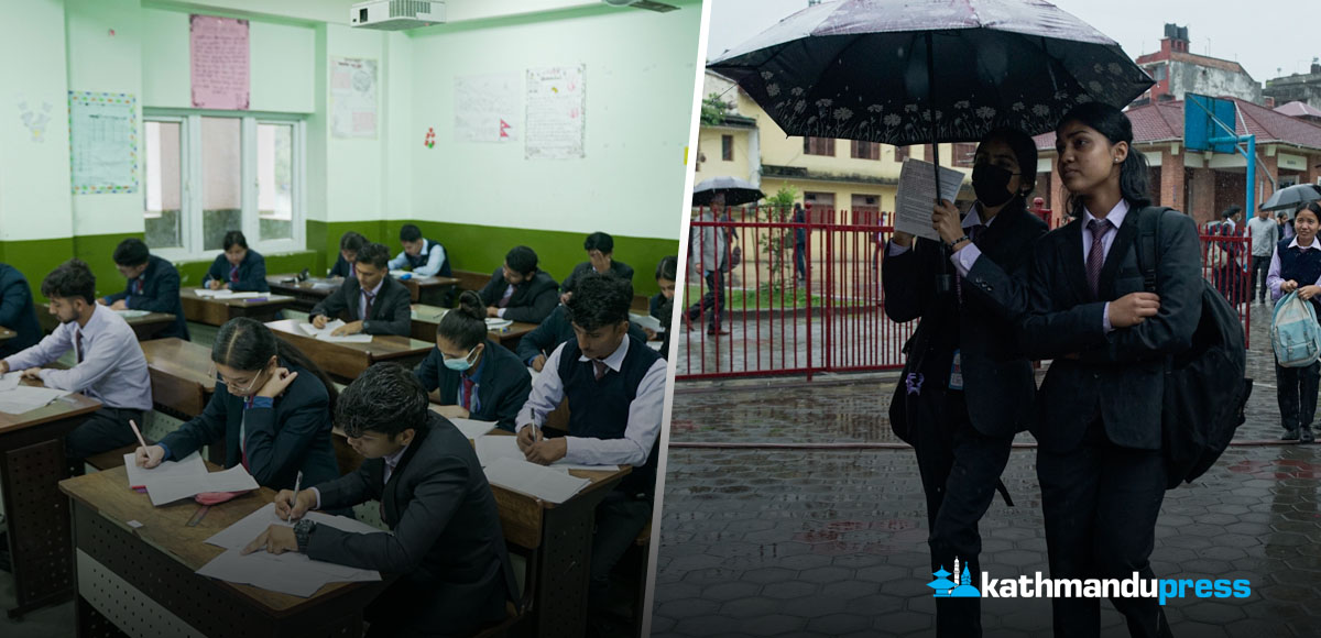 कक्षा १२ को परीक्षा आजदेखि सुरु [तस्बिरहरू]