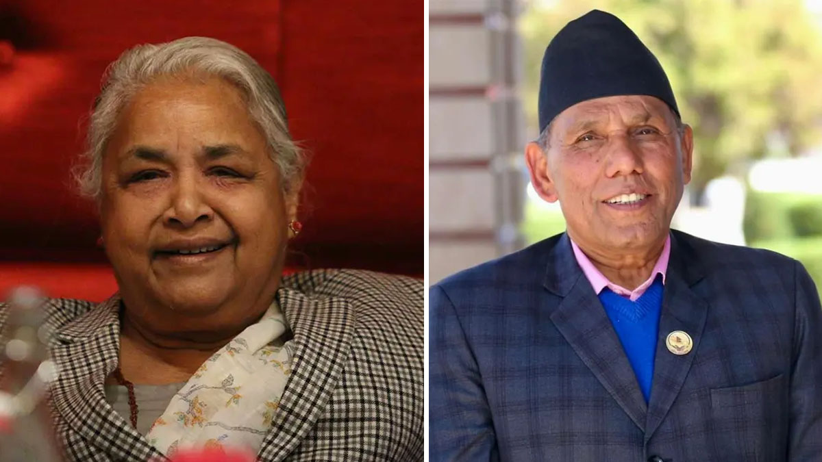 प्रधानमन्त्री कार्कीलाई भेट्न राष्ट्रियसभा अध्यक्ष दाहाल बालुवाटारमा 