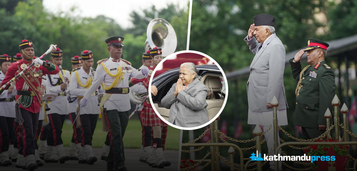 सैनिक मञ्चमा संविधान दिवस [तस्बिरहरू]