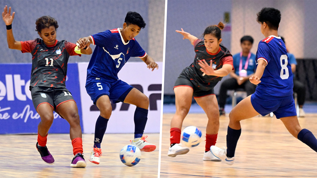 साफ फुटसल च्याम्पियनसिपः नेपाली महिला टिम बंगादेशसँग पराजित