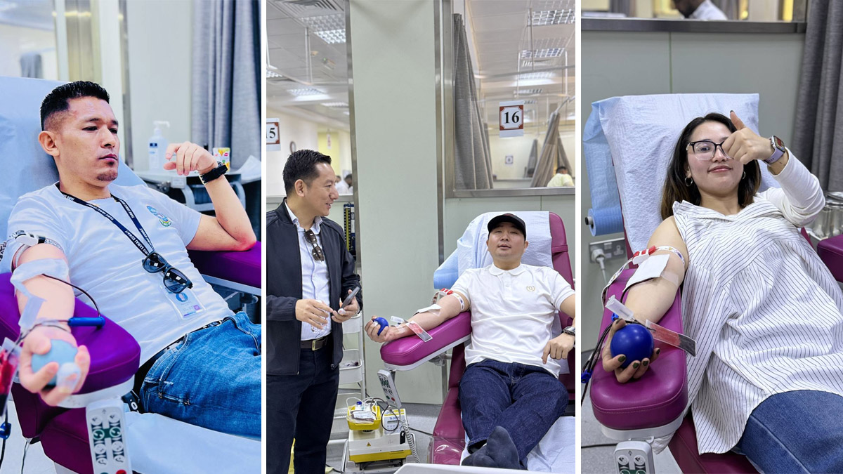 तमू समाज कुवेतको बृहत रक्तदान, १२६ जनाले गरे रक्तदान