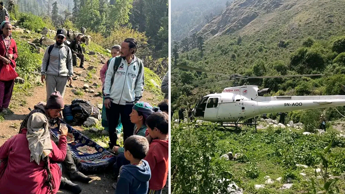 सिमा विवाद : झडपमा घाईते ४ जनाको हेलिकप्टरमार्फत उद्धार