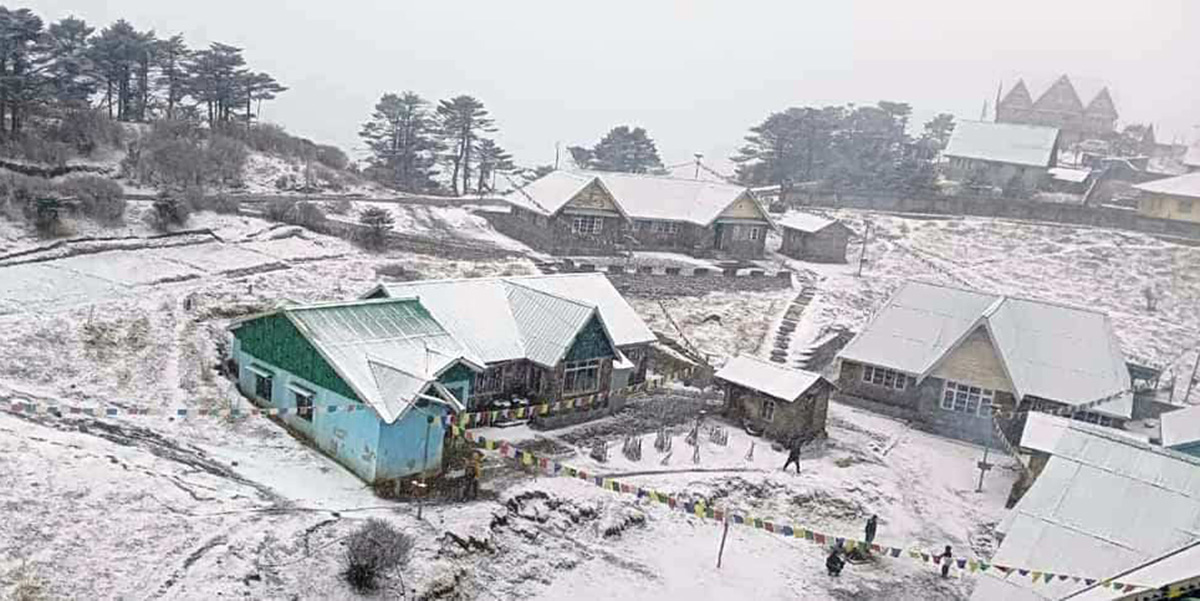पूर्वी पहाडमा हिमपातसँगै चिसो बढ्यो, जनजीवन प्रभावित