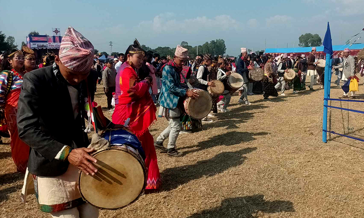 उद्यौलीमा रमाउँदै पूर्वका किरात समुदाय