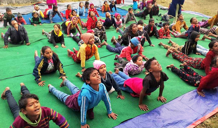 सामुदायिक विद्यालयहरुमा योग प्रशिक्षण 