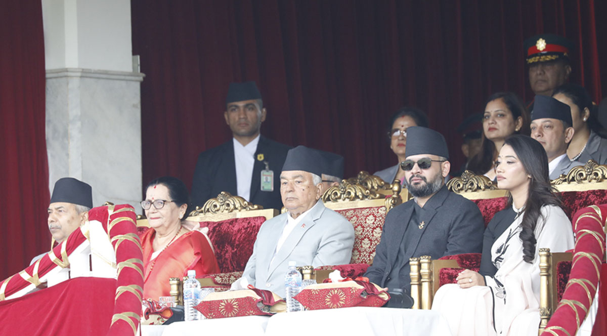 राष्ट्रपति पौडेल गणतन्त्र दिवस विशेष समारोहमा सरिक