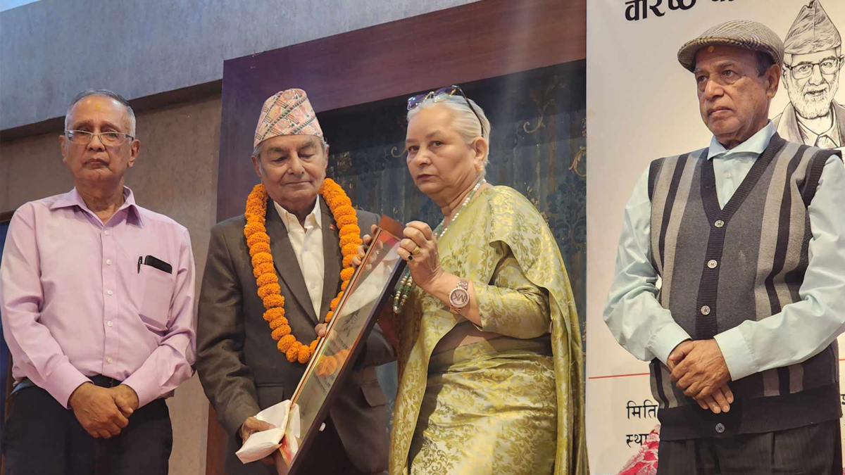 ‘देवेन्द्र गौतम पत्रकारिता पुरस्कार-२०८०’ घिमिरेलाई