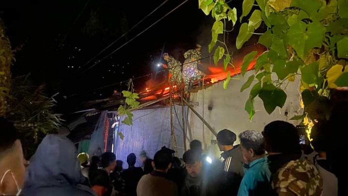 दियोबाट आगालागी हुँदा २६ लाखभन्दा बढीको क्षति