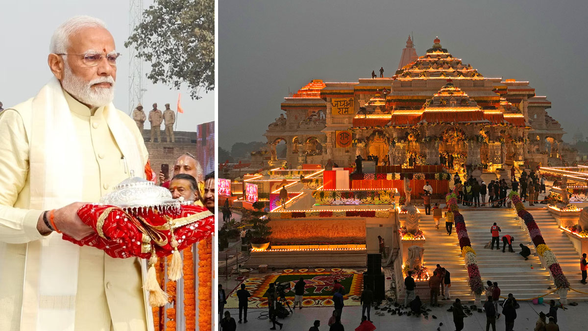 अयोध्यामा रामको प्राण प्रतिष्ठा सम्पन्न