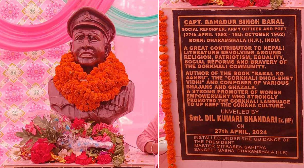 हिमाञ्चल प्रदेशमा बहादुरसिंहको सालिक अनावरण