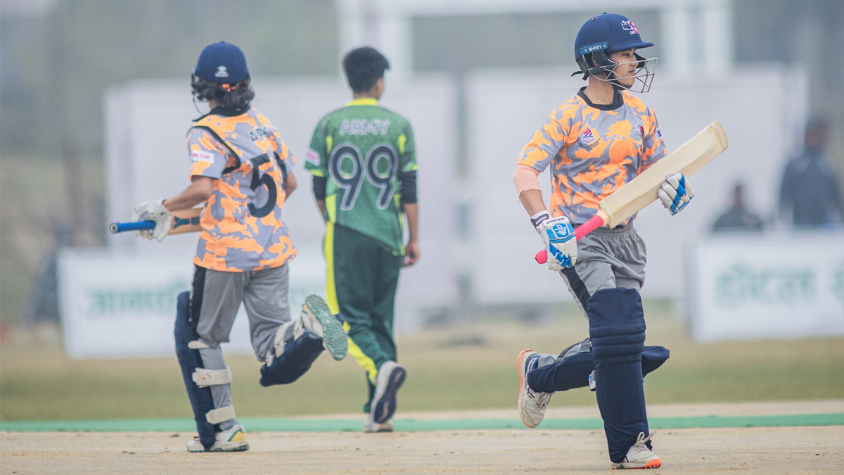 पिएम कप महिला क्रिकट : आर्मीलाई हराउँदे एपिएफ फाइनलमा