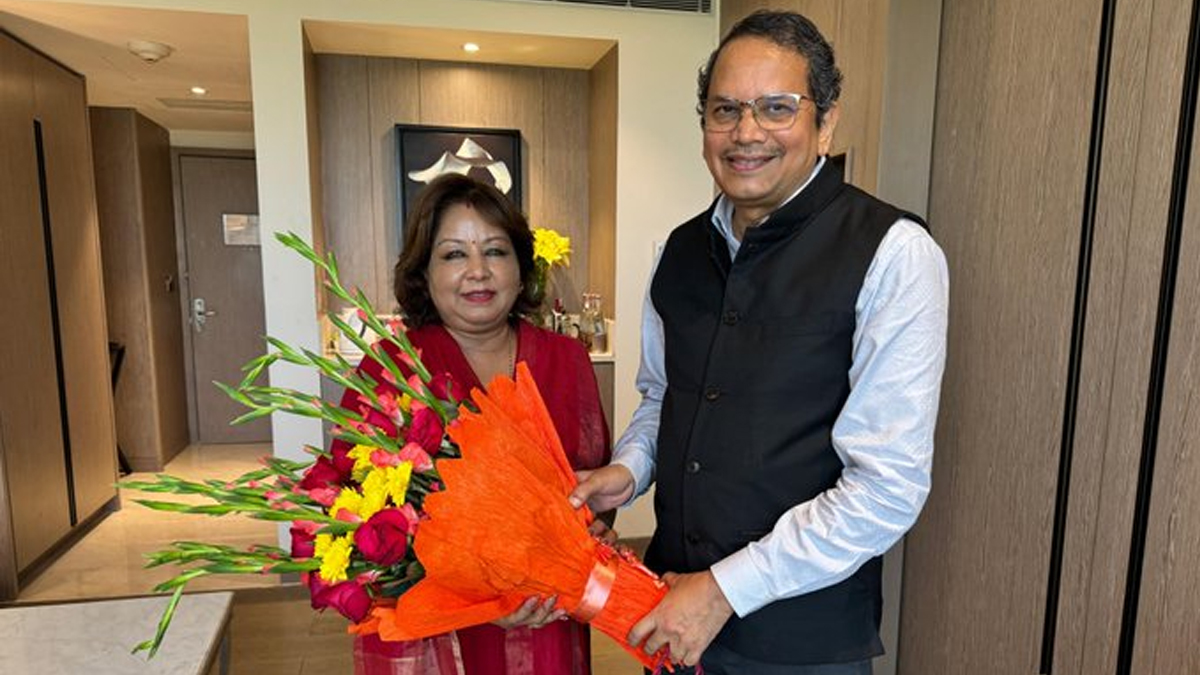 परराष्ट्रमन्त्री डा.राणा र भाजपा विदेश विभाग प्रमुख चौथाइवालेबीच भेट