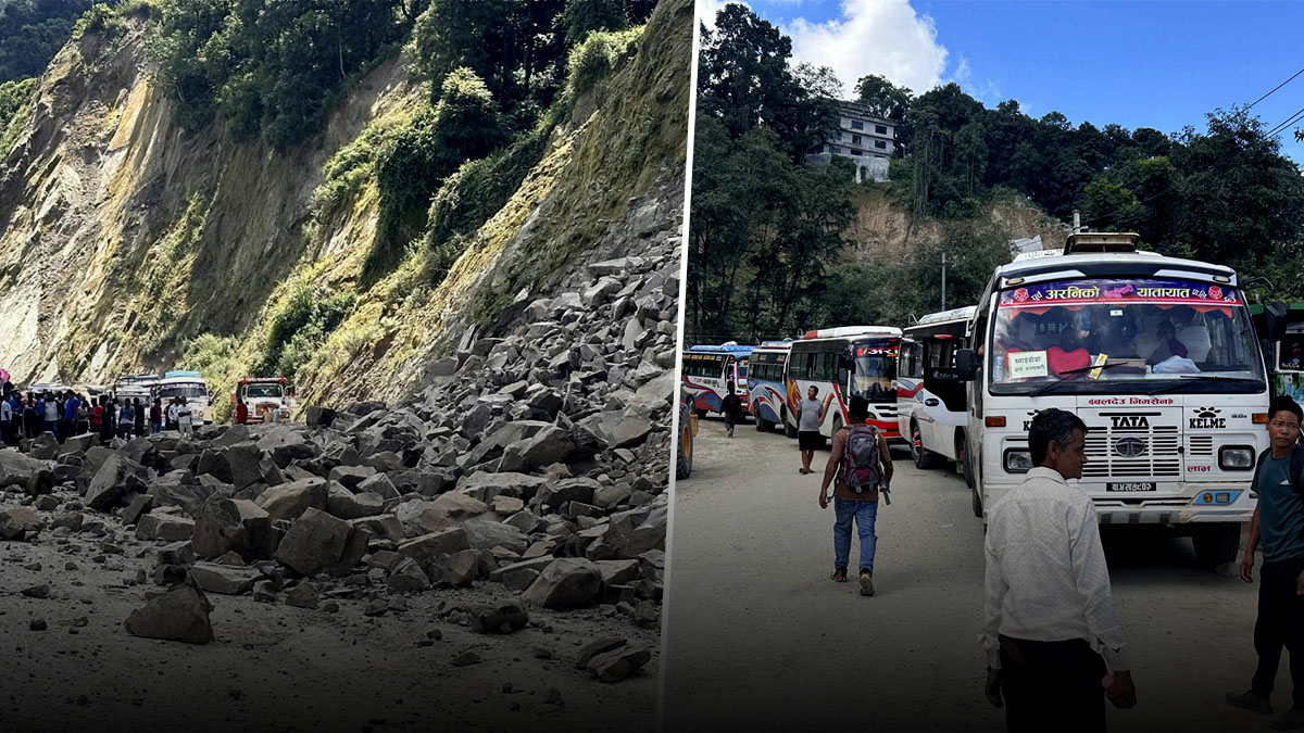 सुख्खा पहिरो अरनिको राजमार्ग अवरुद्ध